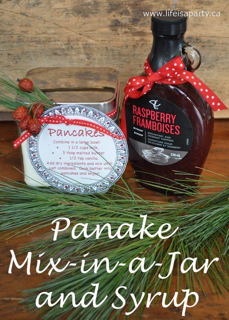 Pancake Mix Gift, Pancake Mix In A Jar, Easy Pancake Mix, Jar Mixes, Homemade Pancake Mix, Mix In A Jar, Ideas For Parties, Easy Pancake, Santa Ideas