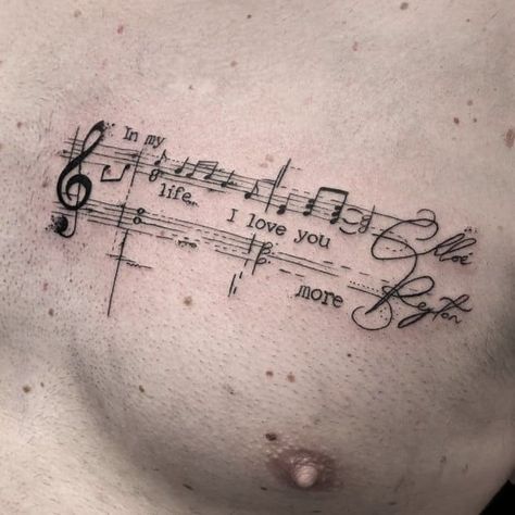 Sheet Music Tattoo, Piano Tattoo, Guitar Tattoo Design, Tiny Tattoos For Women, Music Notes Tattoo, Tattoo Music, Lighthouse Tattoo, Music Note Tattoo, Music Tattoo Designs