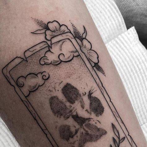 Dog Tarot Card Tattoo, Pet Memorial Tattoo, Tarot Card Tattoo, Tarot Tattoo, Paw Tattoo, Memorial Tattoo, Card Tattoo, Wrist Tattoo, November 8