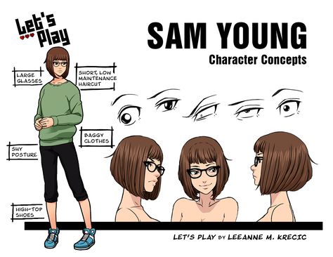 Let's Play comic character: Sam! Let's Play Webtoon, Sam Young, Comics Ideas, Dialogue Bubble, Manga Toon, Webtoon Art, Draw Comics, Very Important Person, Character Drawings