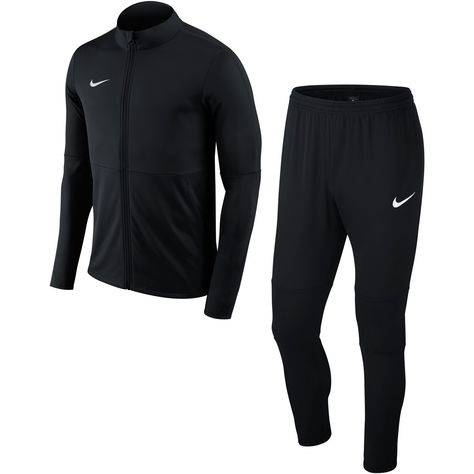 Tailles dispos: EU L,EU XL. Ensembles de survêtement Nike  Survêtement  Park 18  Noir Disponible en taille homme. Entraînez-vous en douceur dans un confort anti-transpirant avec le survêtement de football Nike Dry Park18 pour Homme. La veste vous maintient au chaud pendant les entraînements ou sur le banc de touche, tandis que le pantalon est fuselé pour la vitesse. Il se resserre aux chevilles pour laisser entièrement apparaître vos chaussures. Le haut et le bas incluent des poches dans lesquel Boys Tracksuits, Reebok Royal, Yellow Knit, Velvet Jacket, Keep Fit, Armani Jeans, Jacket Sale, Signature Logo, Healthy Life