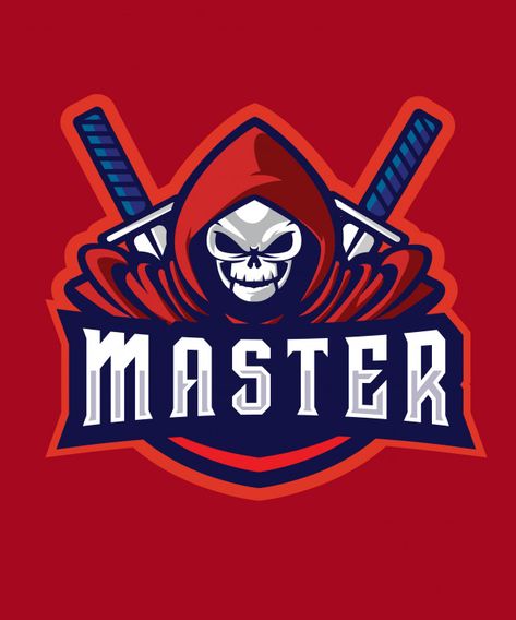 Hollow master e sports logo Premium Vector | Free Vector #Freepik #vector #freelogo #freered #freesports #freemascot Free Visa Card, Sports Mascot, Sale Logo, Logo Design Art, Creative Profile Picture, Red Team, E Sports, Boy Photography Poses, Boy Photography