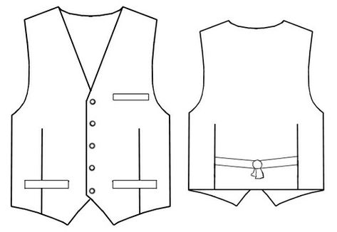 Waistcoat - Sewing Pattern #6063. Made-to-measure sewing pattern from Lekala with free online download. Waist Coat Pattern Mens, Vest Drawing, Waistcoat Sewing, Mens Vest Pattern, Fashion Sketch Template, Waistcoat Pattern, Sewing Men, Vest Pattern Free, Vest Sewing Pattern