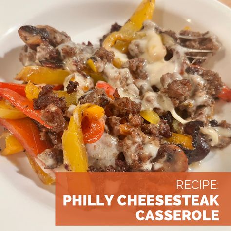 Philly Cheesesteak Casserole – The Tipsy Housewife Casseroles Beef, Philly Cheesesteak Casserole, Cheesesteak Casserole, The Tipsy Housewife, Tipsy Housewife, Philly Cheese Steak Casserole, Skillet Pan, Red Sangria, Philly Cheesesteak