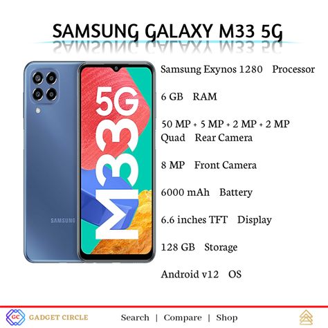 𝗦𝗮𝗺𝘀𝘂𝗻𝗴 𝗴𝗮𝗹𝗮𝘅𝘆 𝗺𝟯𝟯 𝟱𝗴 Galaxy M33 5G features a mighty 5nm Octa-Core processor. Power up and enjoy impeccable speed and performance with a device that’s up for it all. For any information kindly Dm Visit our website gadgetcircle.in #samsung #samsunggalaxy #galaxym335g #technews #technology #gadgetcircle #phone M33 Galaxy, Samsung Galaxy M33, Facebook Business Account, Computer Station, Samsung Smartphone, Cross Wallpaper, Galaxy Z Fold 4, Z Fold 4, Paul Walker Photos