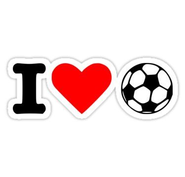 Soccer Ball Sticker, Soccer Heart, Soccer Stickers, I Love Soccer, Baby Boy Background, Soccer Backgrounds, Bumper Magnets, Ball Football, Locker Decorations