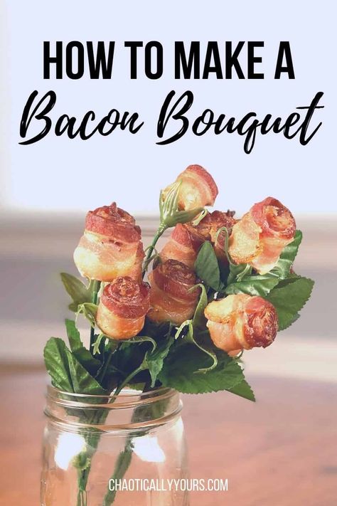 Rose Shaped Food, Bacon Bouquet, Bacon Roses, Fruit Presentation, Meat Cake, Meat Lover, Edible Bouquets, How To Make Bacon, Bacon Lover