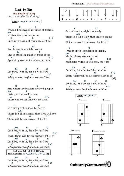 Let It Be Guitar Chords, Let It Be Ukulele Chords, Let It Be Ukulele, Akordy Na Ukulele, Ukulele Fingerpicking Songs, Ukelele Chords Ukulele Songs, Ukulele Fingerpicking, Ukulele Song, Ukulele Songs Beginner