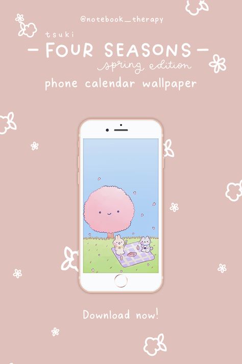 Have you tried a Japanese bento? 🍙🍡 We’re all excited to see the cherry blossoms this spring! In Japan, people celebrate the season with cute hanami picnics under the cherry blossom trees with friends + family to view the beautiful sakura + enjoy some lovely treats 🌳🧺 🌸 This adorable spring picnic themed phone wallpaper is illustrated by the wonderfully talented @milkkoyo and it’s free!! 🐰 You can download this kawaii wallpaper for your phone just by clicking the link! 🍙✨ Spring Themed Wallpaper, Hanami Picnic, Kawaii Spring, Spring In Japan, Spring Picnic, Japan People, Japanese Bento, Free Phone Wallpaper, Calendar Wallpaper