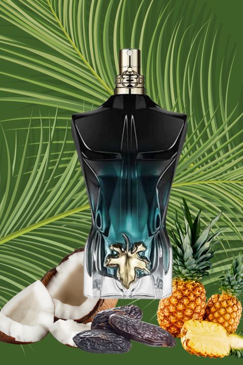 Le Beau Le Parfum by Jean Paul Gaultier is a sophisticated fragrance for men with notes of Pineapple, Iris, and Sandalwood. Experience a blend of coconut and amber that creates a warm and inviting scent perfect for any occasion. #JeanPaulGaultier #LeBeauLeParfum #MenFragrance #AmberWoody Jean Paul Gaultier Perfume Men, Jean Paul Gaultier Perfume, Le Male Le Parfum, Jean Paul Gaultier Le Male, Best Fragrance For Men, Good Raps, Le Male, Best Fragrances, Signature Scent