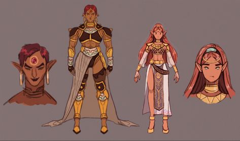 Gerudo Women, Gerudo Outfit, Arabian Theme, Egyptian Fashion, Zelda Funny, Wild Outfits, Model Sheet, Zelda Art, Legend Of Zelda Breath