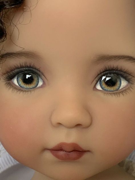 Diy Rag Dolls, Doll Face Paint, Куклы American Girl, Doll Diy Crafts, Eye Painting, Doll Painting, Art Dolls Handmade, Cartoon Faces, Doll Tutorial