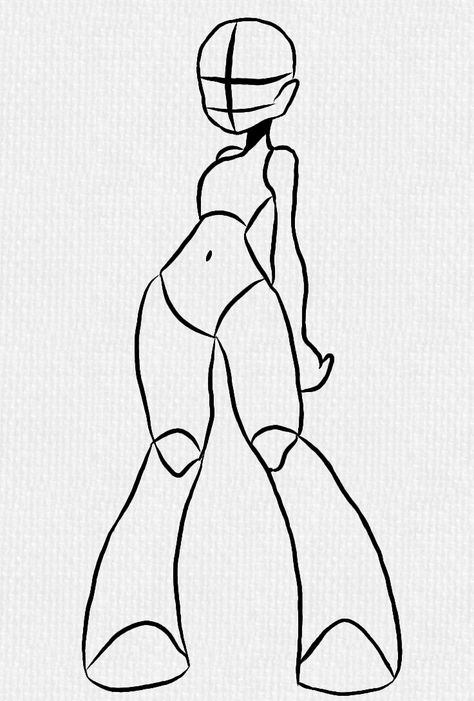 A pose that makes it easy to draw characters. Disney Style Drawing, Drawing Bases, Alt Art, Easy To Draw, Body Pose Drawing, Sketches Tutorial, Standing Poses, Art Template, Art Trends