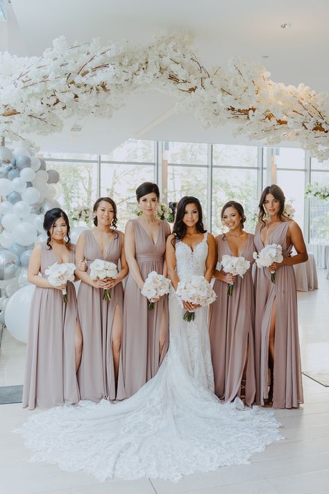 Latest Bridesmaid Dresses, Opulent Wedding, Bridesmaid Dresses Under 100, Neutral Wedding Colors, Simple Bridesmaid Dresses, Wedding Colour, Neutral Wedding, Cheap Bridesmaid Dresses, Theme Color