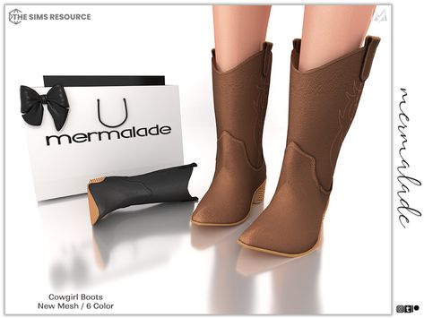 The Sims Resource - Cowgirl Boots S321 Halloween Boots, Sims 4 Tsr, Cc Shoes, Sims 4 Cc Shoes, Sims 4 Children, Sims 4 Teen, Sims 4 Toddler, Sims 1, The Sims4