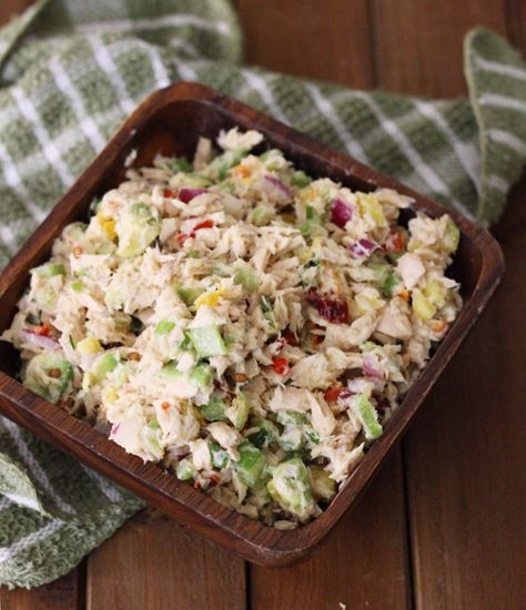 Caribbean Tuna Salad- A twist on the classic tuna salad with Caribbean flavors jerk, habanero pepper, and mangoes. Healthy and good for the environment!