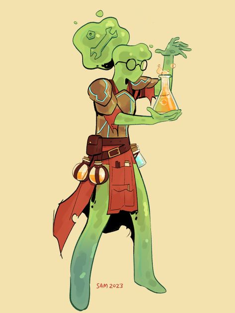 (4) #plasmoid on Tumblr Goo Character Design, Plasmoid Artificer, Slime Humanoid, Human Dnd Character, Plasmoid Dnd Art, Cute Dnd Character, Dnd Slime, Slime Character Art, Character Dnd