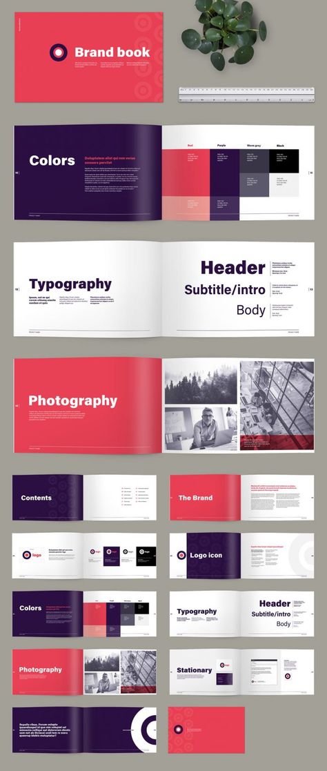 Guide Book Layout, Brand Guidelines Book, Brand Guidelines Design, Adobe Indesign Templates, Typographie Inspiration, Brand Guidelines Template, Manual Design, Style Guide Design, Brand Manual