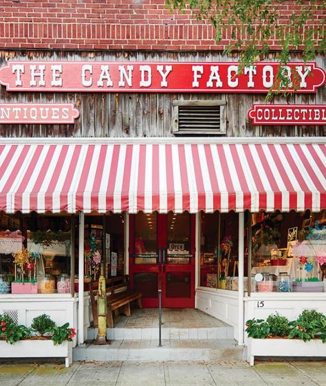 1950s Candy, Old Candy, Factory Architecture, Candy Factory, North Carolina Homes, Candy Holder, Vintage Candy, Chocolate Factory, Ear Candy