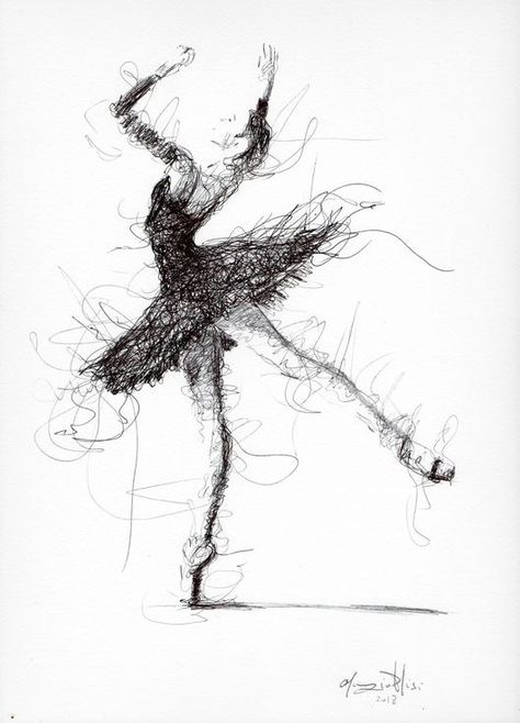 Franciscan Cross, Balloon Hands, London Ballet, Scribble Drawings, Ballet Drawings, Pencil Drawing Ideas, Scribble Drawing, Dancer Painting, Dancing Drawings