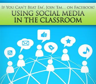 If You Can’t Beat Em’, Join 'Em… on Facebook! Using Social Media in the Classroom Foreign Language Classroom, University Teaching, Esl Classroom, Computer Class, Freelance Social Media, Please Stay, Classroom Language, Busy Teacher, Teaching Activities