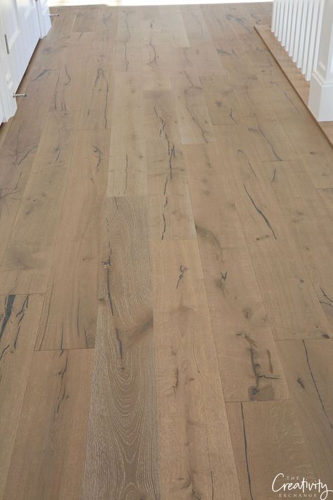 European Oak Floors, Cottage Style Flooring, Flooring Modern, Hardwood Floor Colors, Kitchen Tour, French Style Homes, Fresh Kitchen, European Farmhouse, Oak Flooring