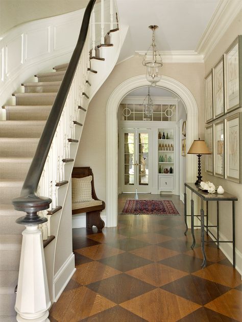 Foyer Staircase, Victorian Modern, Georgian Interiors, Victorian Interior, Victorian Interiors, Cliff House, Victorian Farmhouse, Georgia Homes, Foyer Decorating