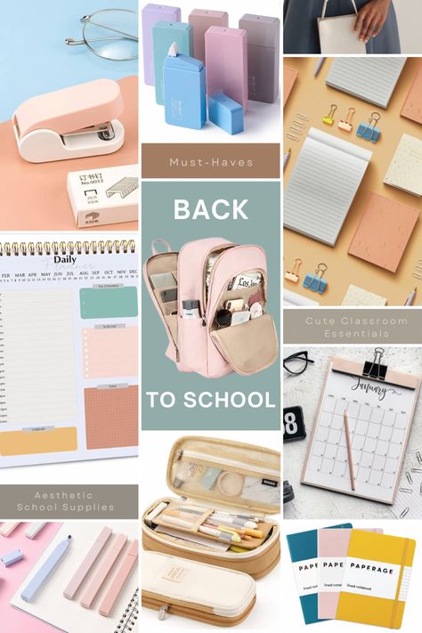 Back to school supplies, cute school supplies, pens, pencils, accessories, must-have items, study routine, back to school shopping, cute notebooks and planners. School Stationery Aesthetic List, Must Have Stationary Items, Affordable Playful School Stationery, Cheap Back To School Stationery, Cheap Customizable Stationery For Back To School, Multicolor Portable Stationery For Back To School, Kawaii Stationery For Daily Use And Back To School, Scholastic Book Fair, Stationary Items