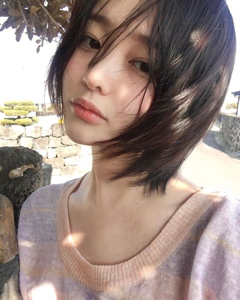 Short Brown Hair, Swag Girl Style, Asian Hair, Dream Hair, Pretty Selfies, Pretty Makeup, Girl Icons, Girl Face, Ulzzang Girl