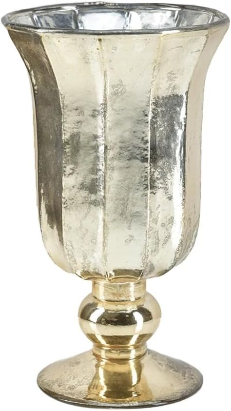 Amazon.com: Serene Spaces Living Antique Gold Vase for Flowers, 8 1/2in Gold Urn for Centerpieces, Weddings, Events : Home & Kitchen Serene Spaces, Gold Urn, Gold Vase, Vase For Flowers, Floral Bowls, Gold Vases, Wedding Centerpieces, Flower Vases, Antique Gold