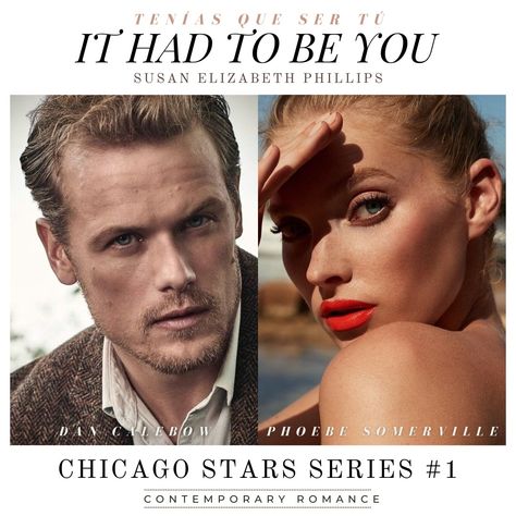 It had to be you by Susan Elizabeth Phillips | Fan Cast: Elsa Hosk & Sam Heughan Susan Elizabeth Phillips Books, Susan Elizabeth Phillips, Fantasy Books To Read, Elsa Hosk, Sam Heughan, Fantasy Books, Book Aesthetic, Book Worth Reading, Worth Reading