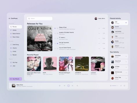 Music Player Website, Music App Design, Music Player Design, Wynk Music, Music Player App, Fruits Design, Ex Best Friend, Movie App, Website Sign Up