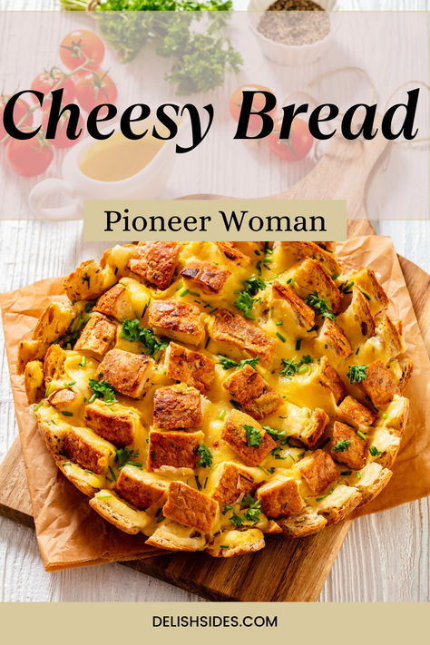 Pioneer Woman Cheesy Bread Pioneer Woman Cheesy Bread, Pioneer Woman Cheesy Brown Butter Focaccia, Pioneer Woman Baked Cheesy O’s, Pioneer Woman Bread, Pioneer Woman Appetizers, Pioneer Woman Recipes Dinner, Cheesy Bread Recipe, Cheesy Pull Apart Bread, Foccacia Bread