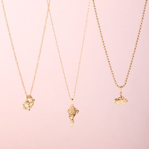 Chain Necklaces in Solid Gold & Silver | Catbird Dainty Brass Locket Charm Necklace, Dainty Gold Butterfly Charm Necklace, Delicate 14k Gold-filled Charm Necklace, Tarnish Resistant, Catbird Charm, Catbird Necklace, Buttercup Ring, Everyday Gold-tone Charm Necklace With Lobster Clasp, Catbird Jewelry, Wild Strawberry