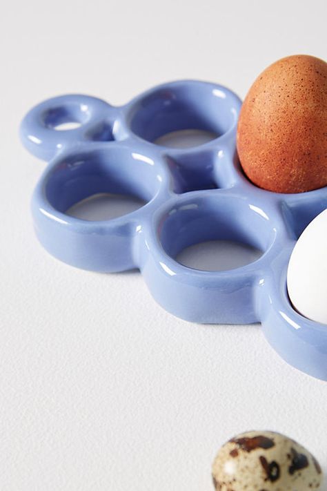 Pottery Egg Carton, Egg Plates Ceramic, Egg Holder Ceramic, Ceramic Egg Tray, Eggs Holder, Egg Ceramic, Ceramic Egg Holder, Drapery Rings, Egg Holders