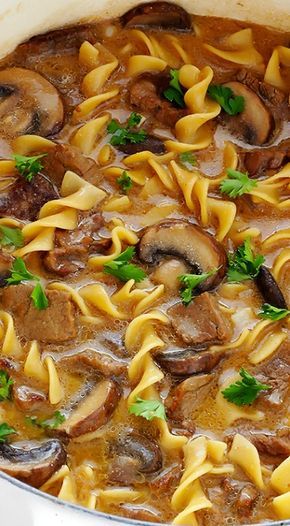 Stroganoff Soup Recipe, Beef Stroganoff Soup Recipe, Beef Stroganoff Soup, Stroganoff Soup, Hamburger Stroganoff, Soup Beef, Slow Cooker Beef Stroganoff, Quick Soup, Ground Beef Stroganoff