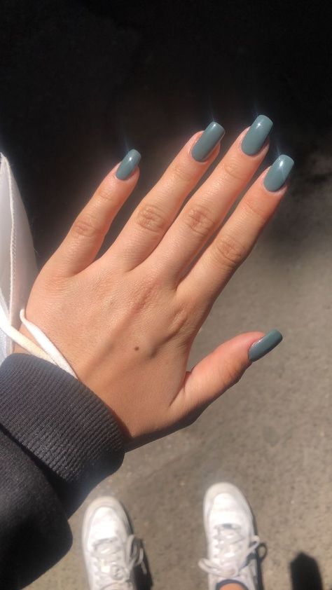 Grey Green Nails, Grey Green, Green Nails, Green And Grey, Nail Art, Nails, Grey, Green, Beauty