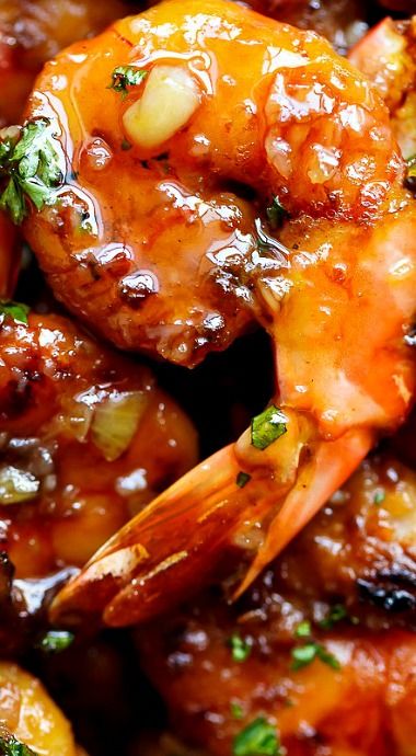 Honey Butter Shrimp Recipes, Honey Shrimp Stir Fry, Honey Sauce For Shrimp, Browned Butter Honey Garlic Shrimp, Brown Sugar Shrimp, Honey Garlic Shrimp Pasta, Honey Butter Old Bay Shrimp Recipe, Bourbon Shrimp Recipes, Shrimp Honey Garlic Soy Sauce