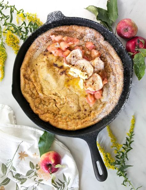 Apple Cinnamon Dutch Baby, Banana Scones, Paleo Apple, Salted Caramel Apple Pie, Apple Pie Bars, Almond Flour Cookies, Caramel Apple Pie, Homemade Applesauce, Crunchy Cookies