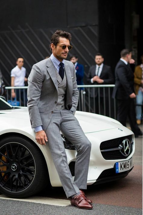 Hot Businessman, Outfits Male, Stylish Celebrities, Mens Attire, David Gandy, Bespoke Tailoring, Perfect Couple, Suit Style, Moda Vintage