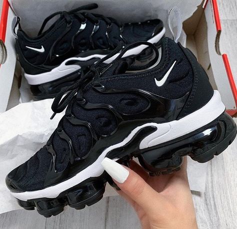 shoes #Nike #Vapormax #Shoes #Fashion #NikeShoes #Sneakers #Activewear #ShopTheLook Capezio Shoes, Air Vapormax Plus, Nike Air Vapormax Plus, Fresh Shoes, Hype Shoes, Air Vapormax, Nike Air Vapormax, Nike Lebron, Running Shoes Sneakers