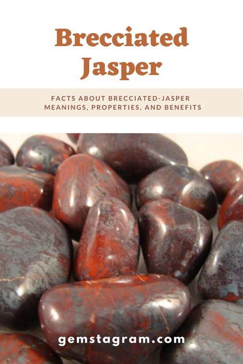 Brecciated Jasper Crystal Meaning, Brecciated Jasper Meaning, Red Jasper Meaning, Crystal Dictionary, Jasper Stone Meaning, Crystal Powers, Jasper Meaning, Crystal Jewelry Diy, Rock Club