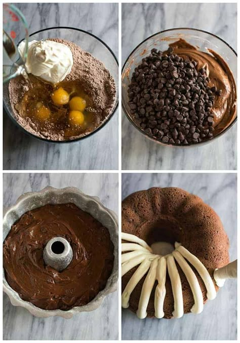 Chocolate Chocolate Chip Nothing Bundt Cake Copycat Nothing Bundt Cake Copycat, Chocolate Chip Bundt, Chocolate Chip Bundt Cake, Easy Bundt Cake, Cake Coconut, Nothing Bundt, Baked Cake, Nothing Bundt Cakes, Bundt Cake Recipes