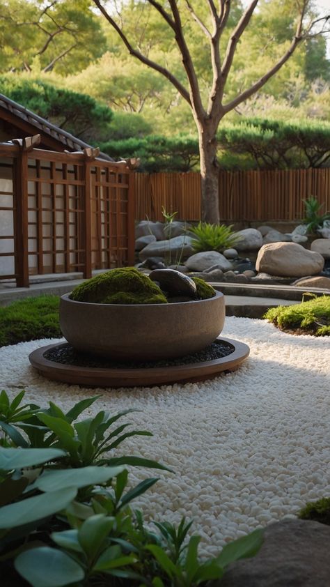 Transform your outdoor space into a serene Japanese zen garden oasis with these modern and minimalist design ideas Create a peaceful meditation space with small and stylish DIY backyards Discover indoor and outdoor Japanese design inspiration for small spaces Japanese Garden Plants Small Trees, Zen Gardens Backyard, Indoor Zen Garden Ideas, Zen Patio Ideas, Home Zen Garden, Unique Garden Ideas, Diy Japanese Garden, Garden Ideas For Small Spaces, Japanese Courtyard Garden