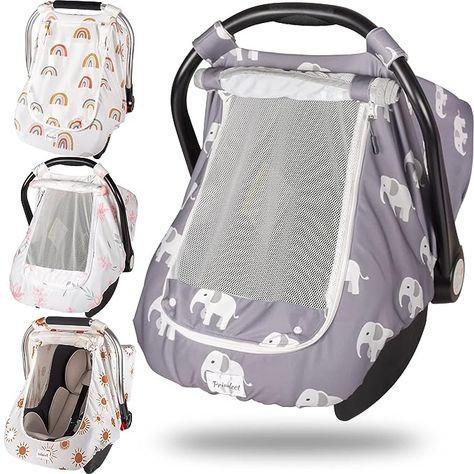 Large Window Baby Car Seat Covers, Stretchy Carseat Canopy with Breathable Peekaboo, Kick-Proof & Windproof Infant Carseat Cover for Boys Girls . . . As an Amazon Associate I may earn on qualifying purchases Infant Car Seat Poncho, Baby Carseat Covers, Baby Car Seat Covers, Toddler Car Seat Cover, Baby Girl Carseat Covers, Infant Carseat Cover, Baby Car Seat, Infant Car Seat Cover, Large Window