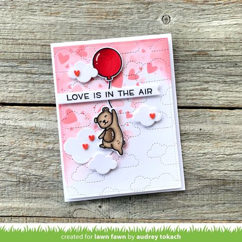 Valentine 2022 Release Reveal + Giveaway Winners - Lawn Fawn Lawn Fawn All My Heart, Lawn Fawn Valentines Day Cards, Lawn Fawn Valentine Cards, Valentines Goodies, Lawn Fawn Blog, Lawn Fawn Stamps, Valentine Cards Handmade, Lawn Fawn Cards, Rainbow Card