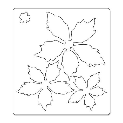 10- Individuales con pastoras (12 días antes de Navidad) | Manualidades Felt Flower Template, Clay Christmas Decorations, Felt Christmas Decorations, Leaf Template, Paper Flower Template, Poinsettia Flower, Christmas Poinsettia, Felt Christmas Ornaments, Flower Template