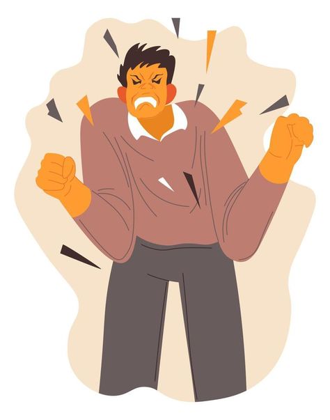 Stressed man angry, aggressive behavior of male Angry Man, Aggressive Behavior, Male Male, Web Design, Quick Saves, Design