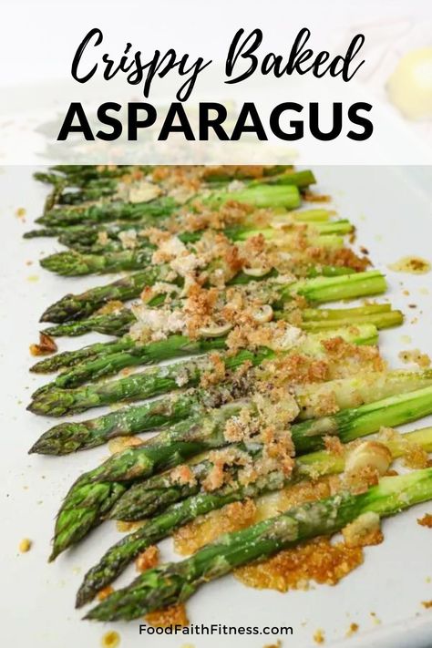 Seasoned with garlic and parmesan cheese, this easy crispy baked Asparagus is the best go to recipe that pairs well with almost any main course. Asparagus With Parmesan Cheese, Oven Baked Asparagus, Vegetable Side Dishes Healthy, Asparagus Recipes Baked, Oven Roasted Asparagus, Parmesan Asparagus, Baked Asparagus, Roast Chicken Recipes, Easy Oven