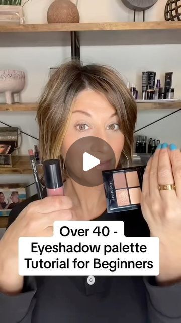 Jodi O'Donnell on Instagram: "Over 40- Eyeshadow tutorial using WARM shades #makeupartist  #makeupbrush  #beautytips  #makeuptutorial  #fypage  #everydaymakeup  #50andfabulous  #eyeshadowtutorial #hazeleyes #matureskin @followers" Eye Shadow Looks Over 40, Over 50 Makeup Tutorials, One Shade Eyeshadow, Party Make Up Tutorial, Eyeshadow Hacks, Eye Shadow Tutorial, Simple Eyeshadow Tutorial, Applying Eyeshadow, Makeup Over 50